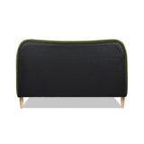 Roman - Curved Headboard Upholstered Platform Bed - Furniture Home Direct