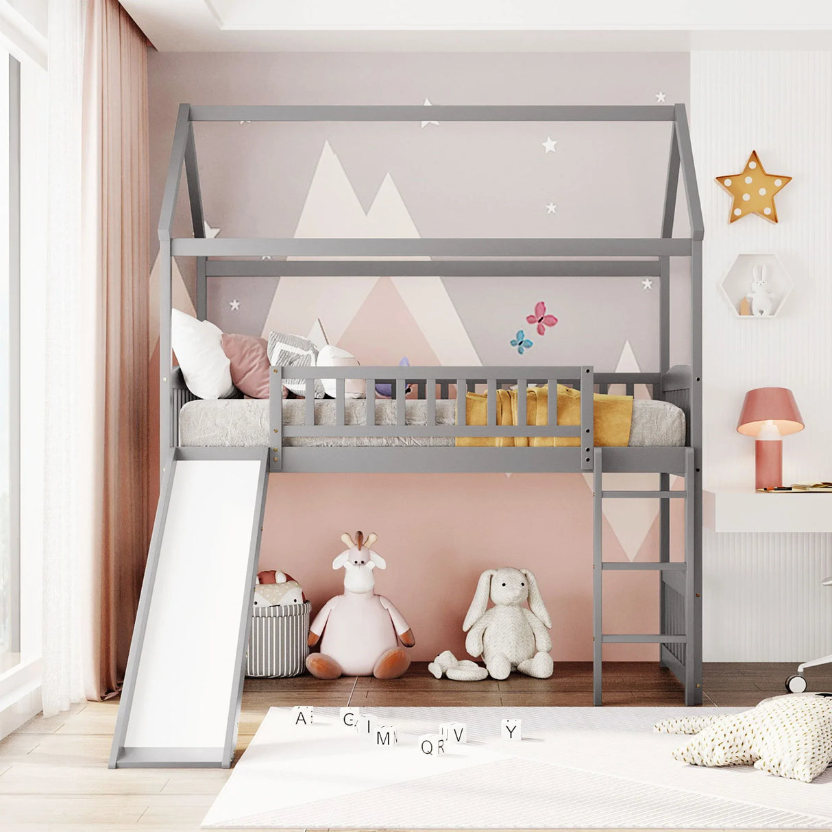 Loft Bed With Slide - Furniture Home Direct