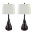 Pebble - Contemporary Table Lamp (Set of 2) - Furniture Home Direct