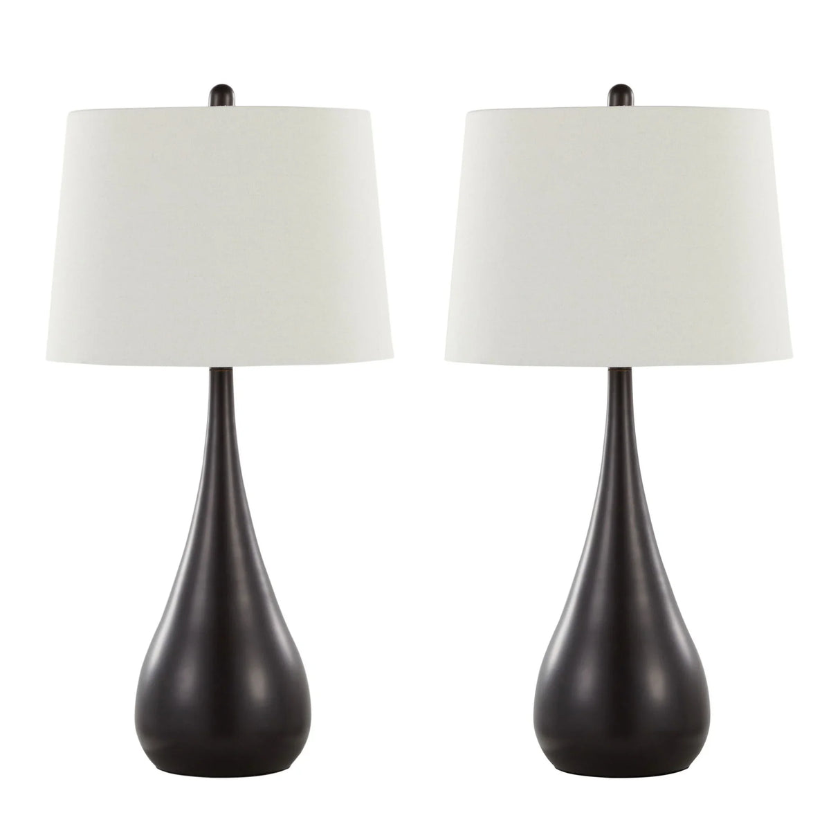 Pebble - Contemporary Table Lamp (Set of 2) - Furniture Home Direct