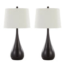 Pebble - Contemporary Table Lamp (Set of 2) - Furniture Home Direct