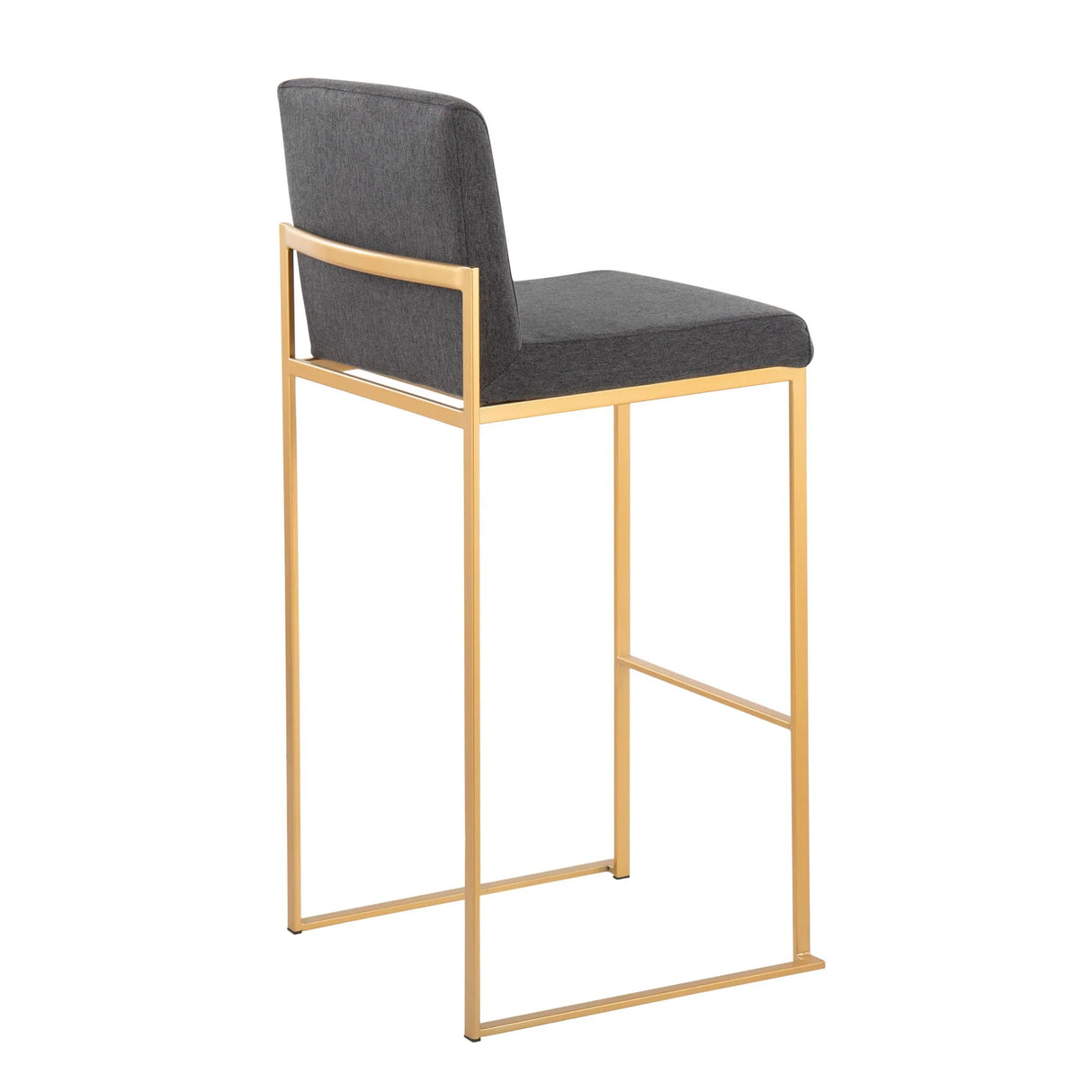 Fuji - Contemporary Design High Back Barstool (Set of 2) - Furniture Home Direct