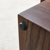 Coffee Table Solid Wood Long Rectangular Dark Walnut - Furniture Home Direct