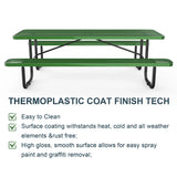 Expanded Metal Rectangular Picnic Table - Furniture Home Direct