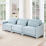 Elegant Sofa With Ergonomic Design And Lumbar Pillows - Furniture Home Direct