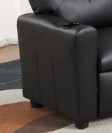 Marisa - PU Leather Kids Recliner Chair With Cupholder - Furniture Home Direct