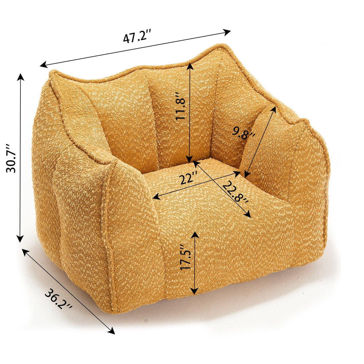 Comfortable Chenille Sofa Chairs With Highly Resilient Foam For Living Rooms And Bedrooms - Furniture Home Direct