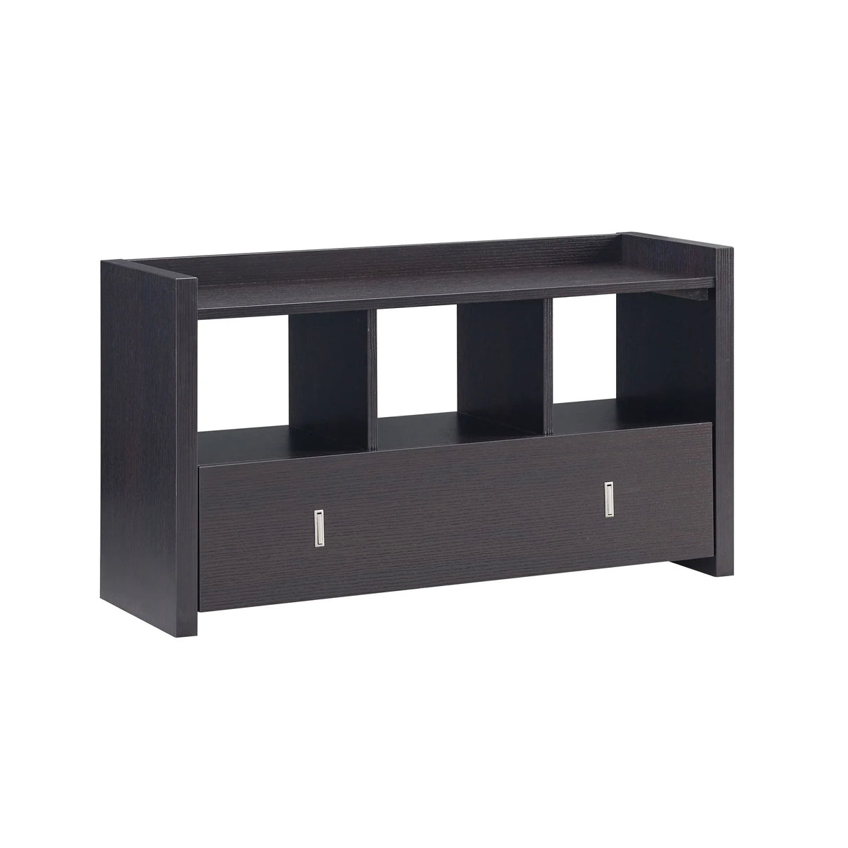 Shoe Entry Bench With Three Shelves, One Drawer With Divided Compartment - Furniture Home Direct