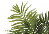 47" Tall, Artificial Plant, Areca Palm Tree, Indoor, Faux, Fake, Floor, Greenery, Potted, Real Touch, Decorative - Green / Black - Furniture Home Direct