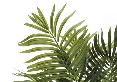 47" Tall, Artificial Plant, Areca Palm Tree, Indoor, Faux, Fake, Floor, Greenery, Potted, Real Touch, Decorative - Green / Black - Furniture Home Direct