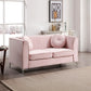Delray - Micro Suede Loveseat - Furniture Home Direct