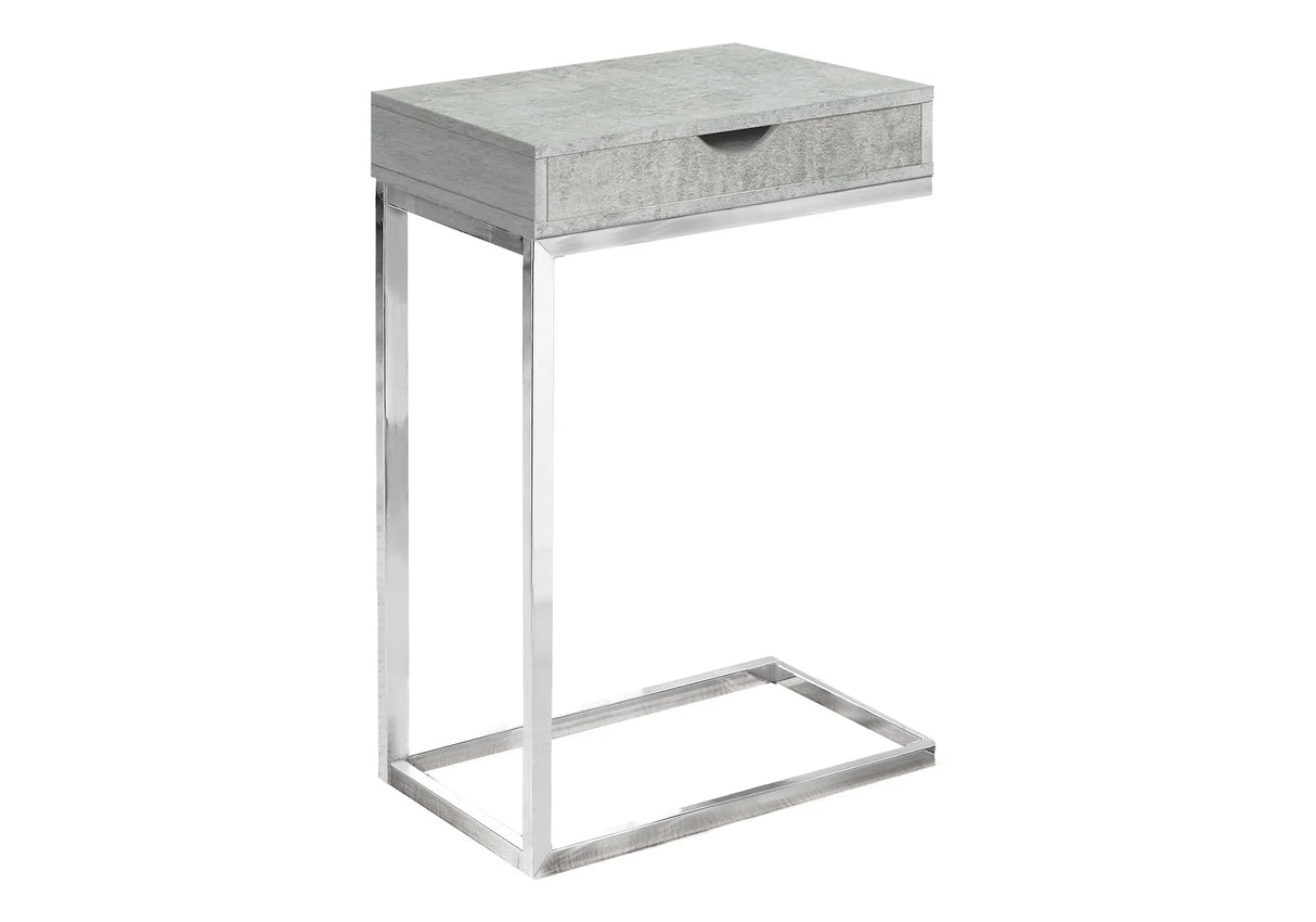 Accent Table, C - Shaped Contemporary Elegant Desig - Furniture Home Direct