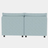 3 Piece Modular Living Room Set With Sofa, love seat and Chair, Sea Foam - Furniture Home Direct