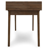 Clarkson - Desk - Rustic Natural Aged Brown - Furniture Home Direct