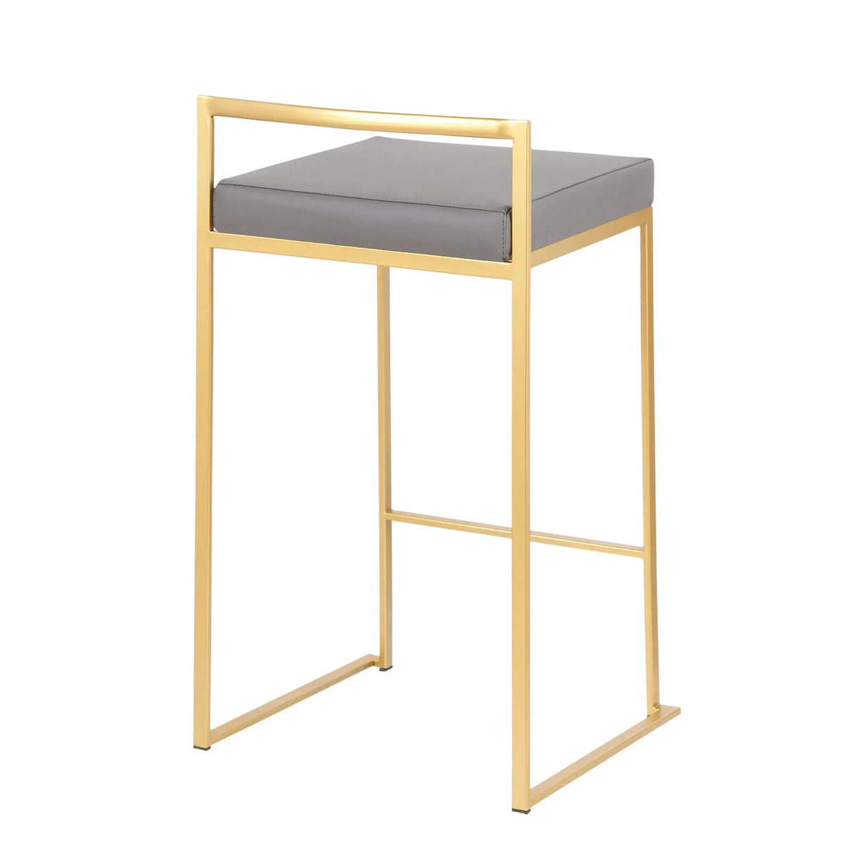 Fuji - Contemporary / Glam Design Counter Stool (Set of 2) - Furniture Home Direct