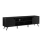 Contemporary 2 Door Minimalist TV Stand - Furniture Home Direct