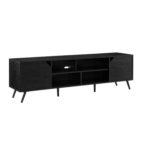 Contemporary 2 Door Minimalist TV Stand - Furniture Home Direct