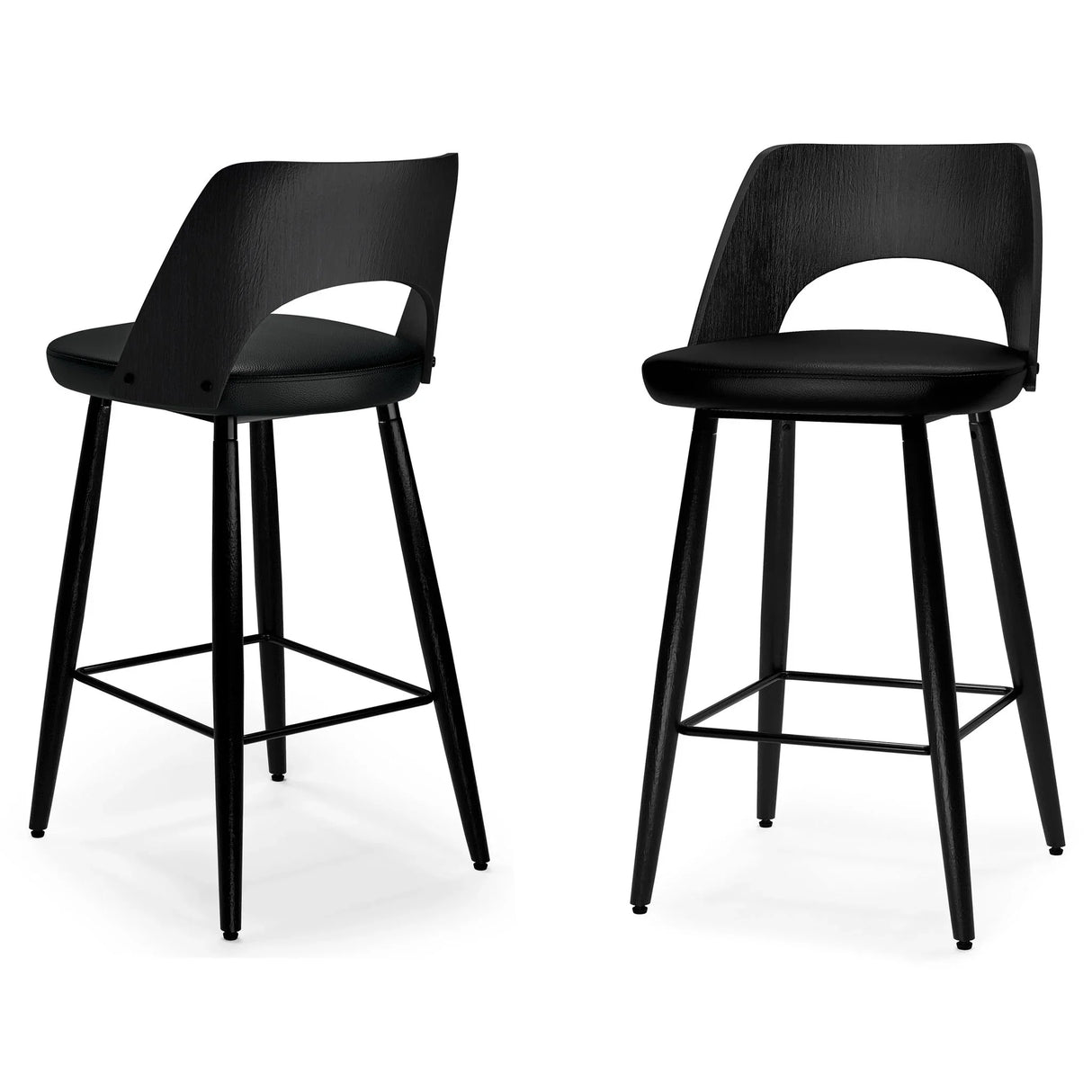 Callie - Upholstered Counter Height Stool (Set of 2) - Furniture Home Direct