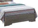 Bed With LED Light Accents Headboard - Furniture Home Direct