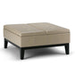Dover - Multifunctional Lift Top Coffee Table Storage Ottoman - Furniture Home Direct