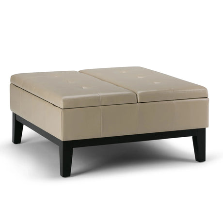 Dover - Multifunctional Lift Top Coffee Table Storage Ottoman - Furniture Home Direct