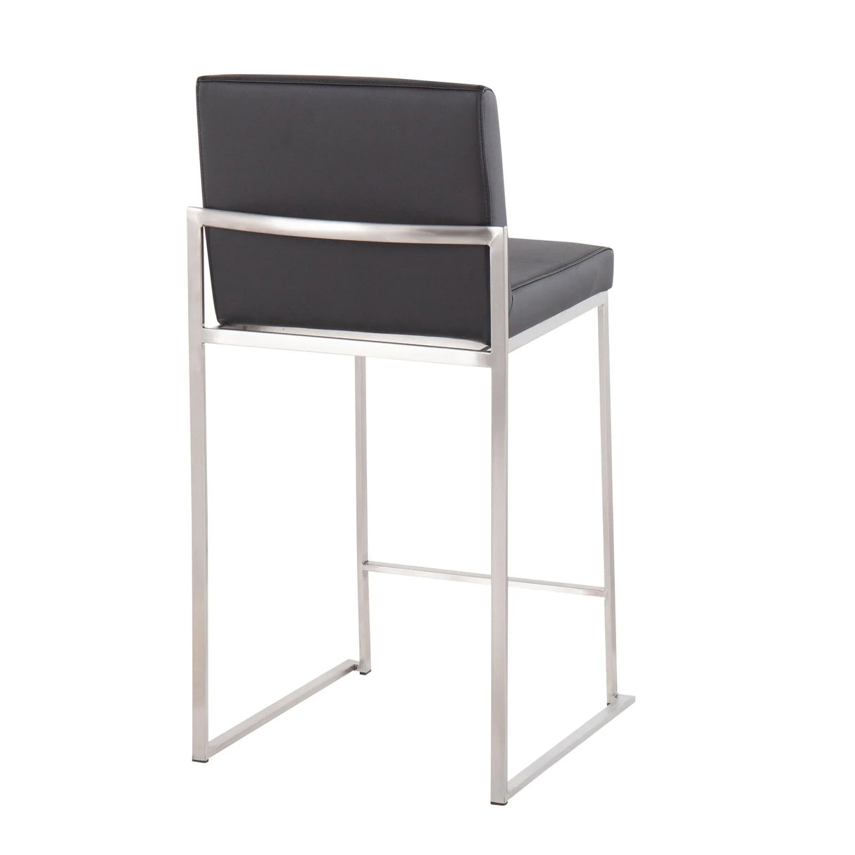 Fuji - Contemporary High Back Counter Stool, Functional Design - Furniture Home Direct