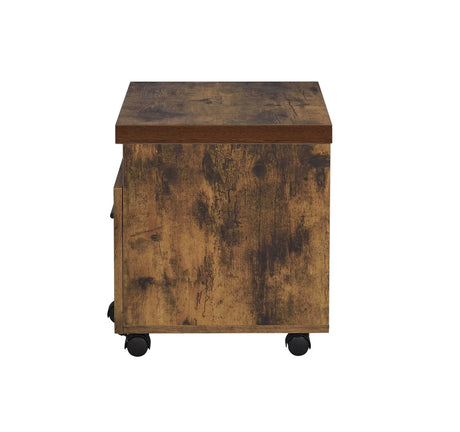 Bob - File Cabinet - Weathered Oak / Black - Furniture Home Direct