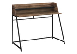 Computer Desk For Home Office, Laptop, Storage Shelves, Marble Look Contemporary & Modern - Furniture Home Direct