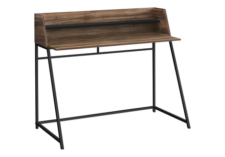 Computer Desk For Home Office, Laptop, Storage Shelves, Marble Look Contemporary & Modern - Furniture Home Direct