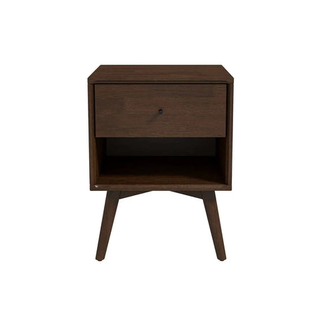 Caroline - Mid-Century Modern Style Night Stand - Brown - Furniture Home Direct