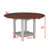 5 Piece DIning Set with Foldable Table - Furniture Home Direct
