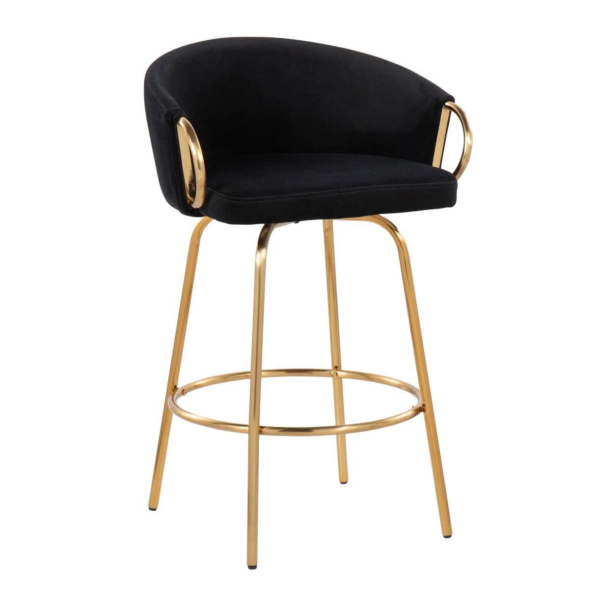 Claire - Contemporary & Glam Counter Stool (Set of 2) - Furniture Home Direct