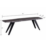 Wood Accent Bench - Furniture Home Direct