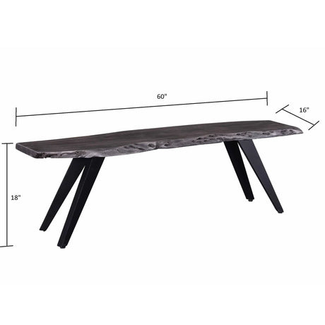 Wood Accent Bench - Furniture Home Direct