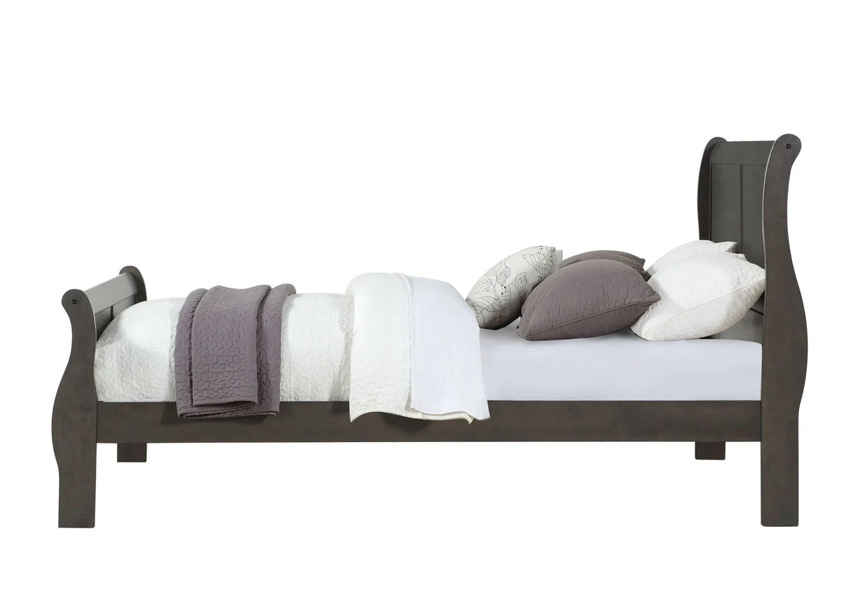 Louis Philippe - Sleigh Bedroom Set - Furniture Home Direct