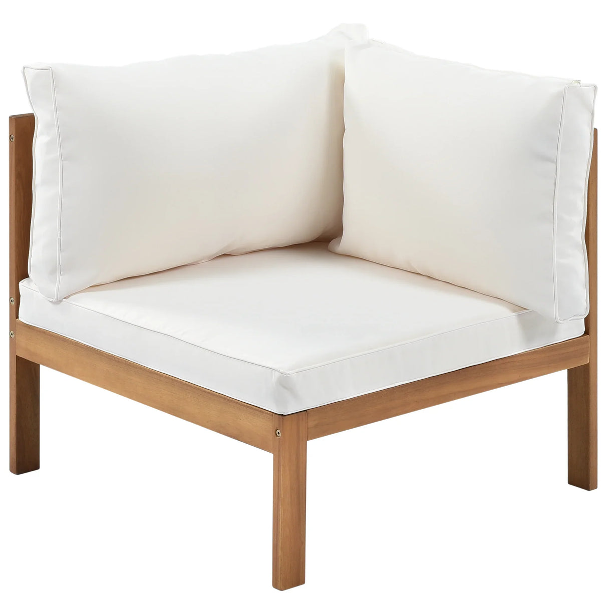 2 Piece Outdoor Sectional Set - Beige - Furniture Home Direct