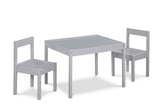 Della - 3-Piece Solid Wood Kids Table & Two Chair Set - Furniture Home Direct