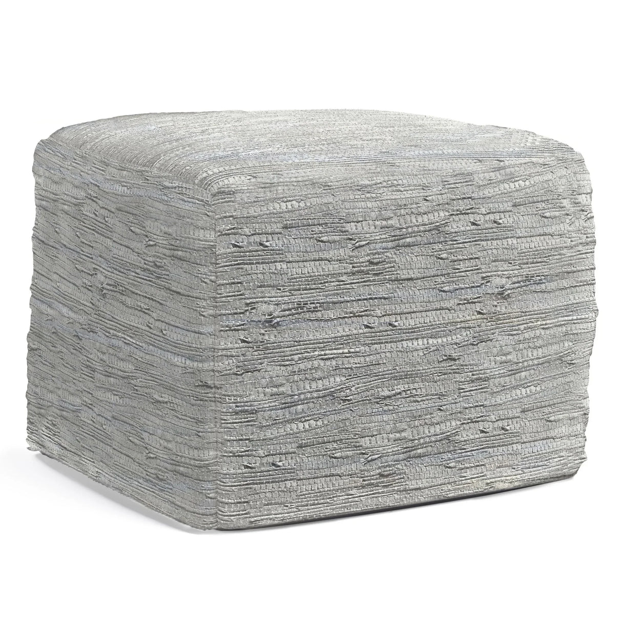 Fredrik - Handcrafted Square Pouf - Furniture Home Direct