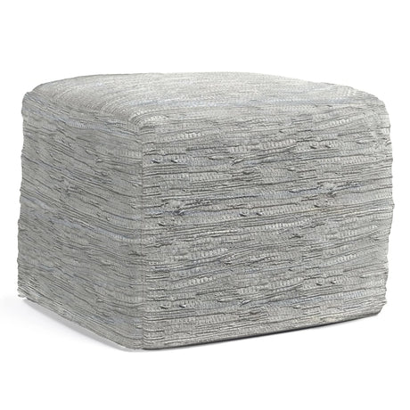 Fredrik - Handcrafted Square Pouf - Furniture Home Direct