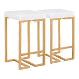 Midas - Contemporary / Glam Counter Stool (Set of 2) - Furniture Home Direct