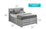 Marilla - Storage Bed With Bookcase Headboard - Furniture Home Direct