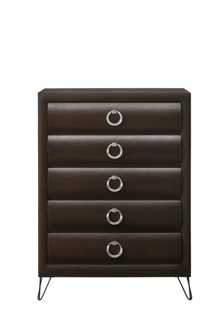 Tablita - Chest - Dark Merlot - Furniture Home Direct
