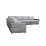 Minnesota 9-Piece Sectional with Cushions - Fully Assembled - Furniture Home Direct