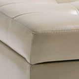 Cosmopolitan - Upholstered Storage Ottoman - Furniture Home Direct