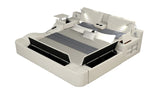 Queen Bed Upholstered Platform with Built in Lighting Beige - Furniture Home Direct