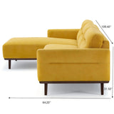 Ella - L-Shaped Sectional Couch - Furniture Home Direct