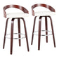 Grotto - Mid Century Elegant Design Modern Barstool With Swivel (Set of 2) - Furniture Home Direct