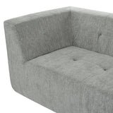 Modular Sectional Sofa in Chenille for Living Rooms Gray - Furniture Home Direct