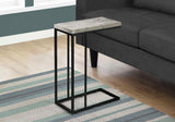 C-Shaped Accent Table For Living Room - Furniture Home Direct