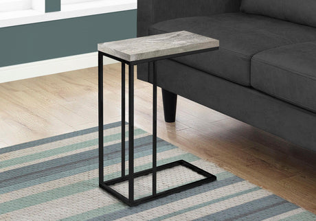C-Shaped Accent Table For Living Room - Furniture Home Direct